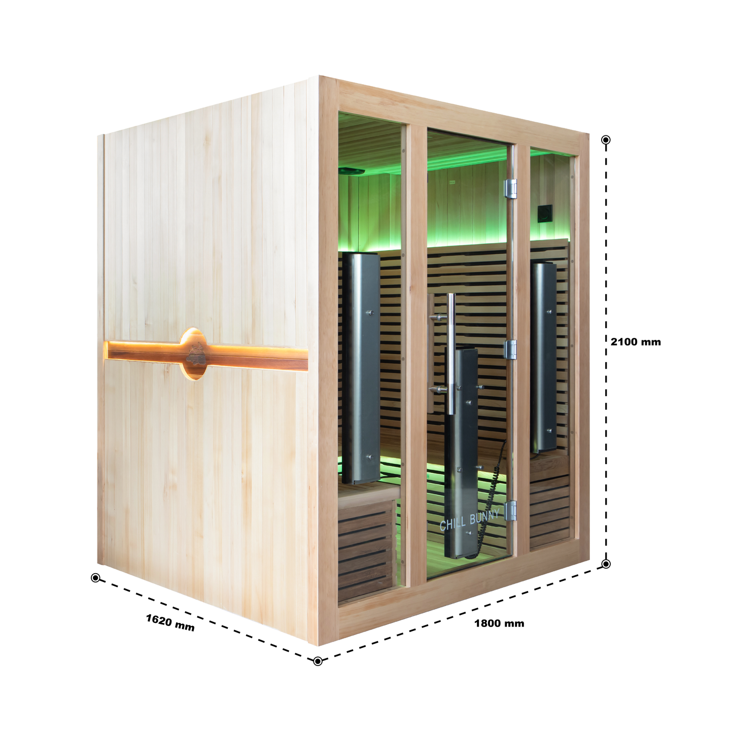4 Person Indoor Infrared Sauna (Cedar)