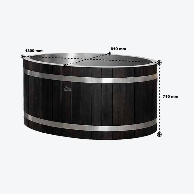 Ice Bath + Outdoor Traditional Sauna