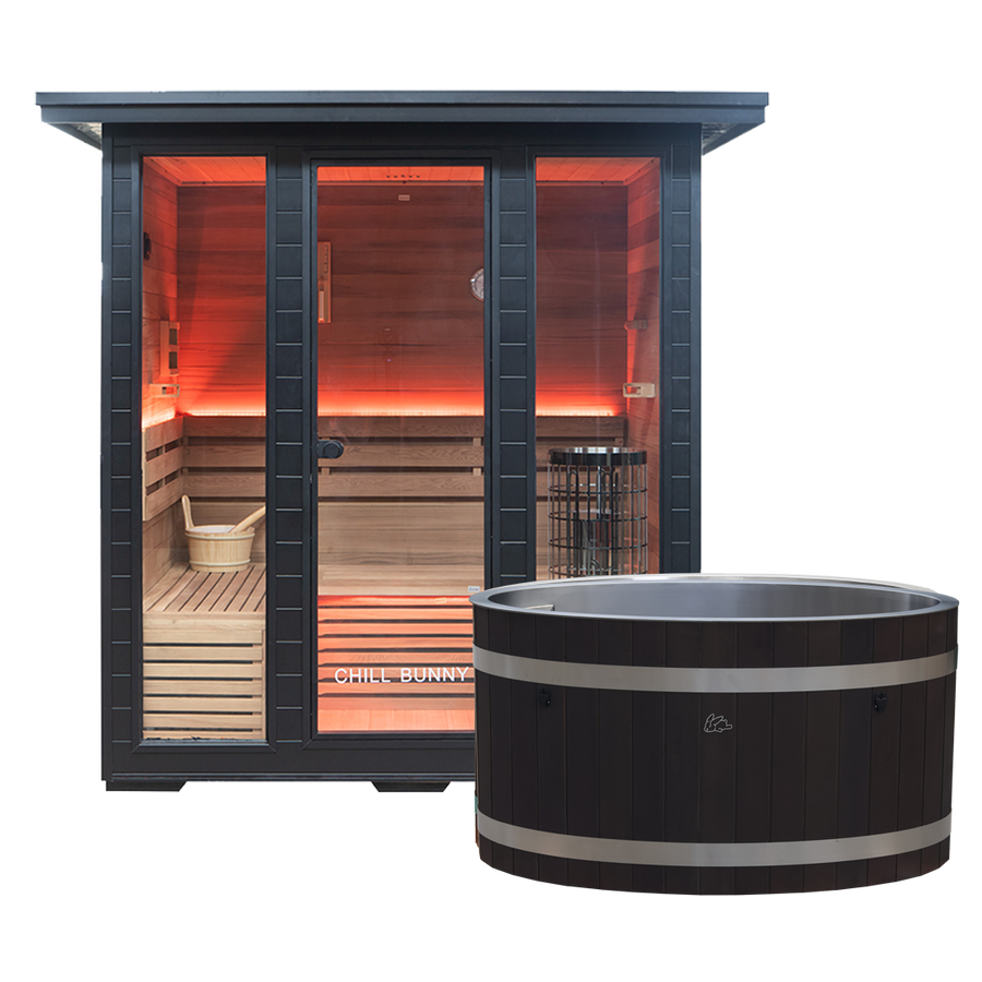 Ice Bath + Outdoor Traditional Sauna