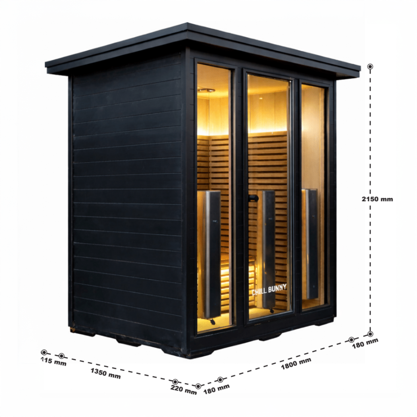 4 Person Outdoor Infrared Sauna