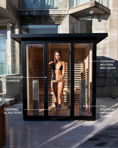 4 Person Outdoor Infrared Sauna