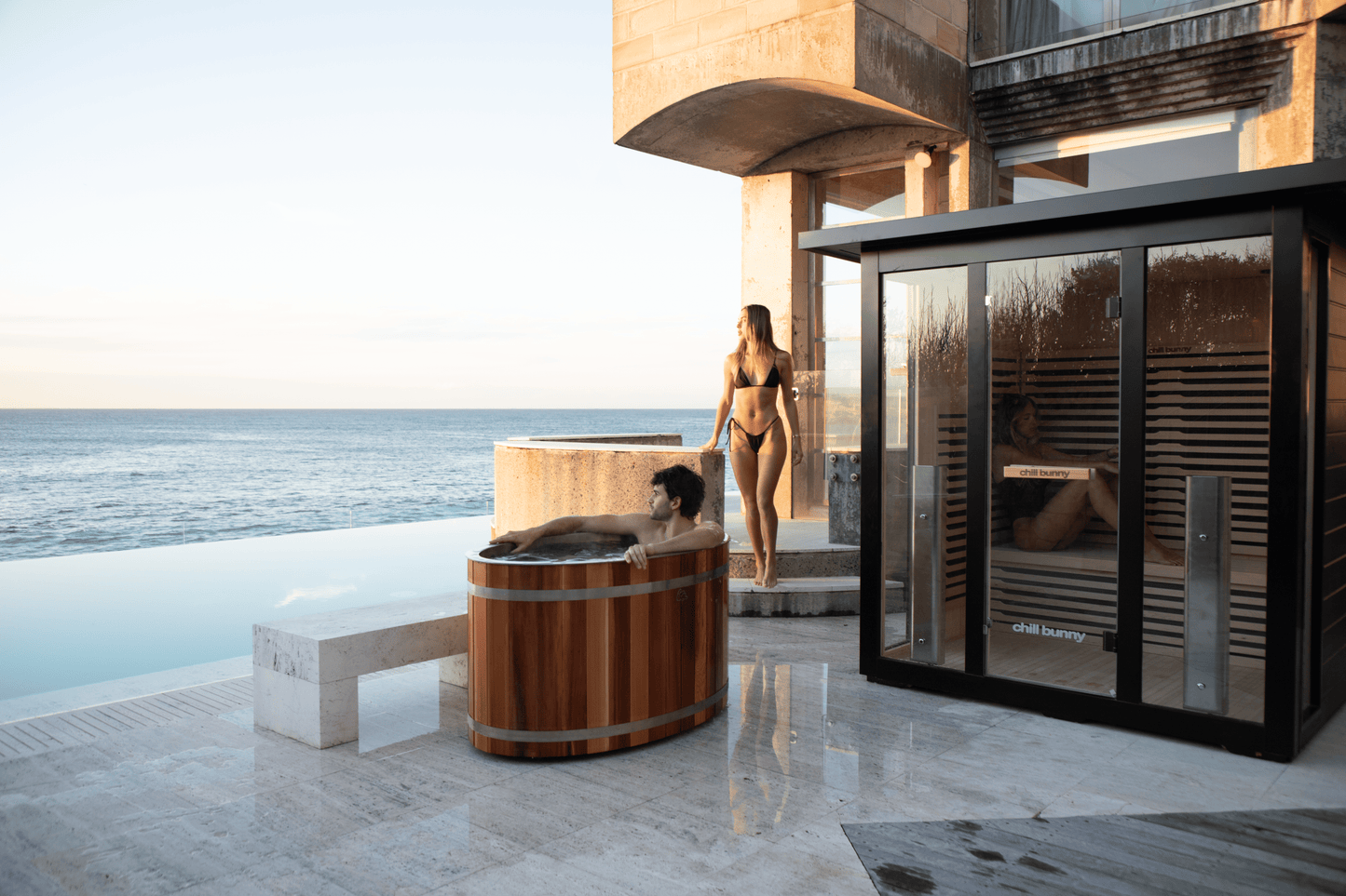 Ice Bath + Outdoor Infrared Sauna